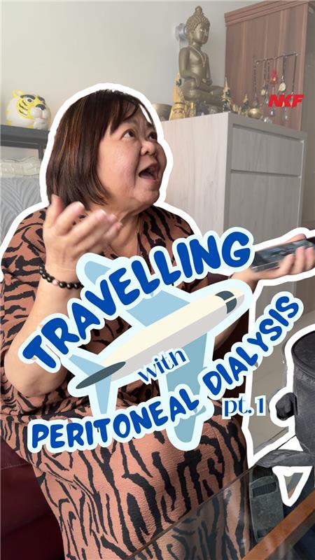 🙄 “Every day must dialyse…can travel meh?” Can! ✨✨…